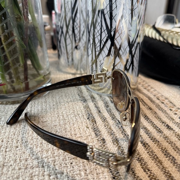 Versace Tortoiseshell Aviator Sunglasses main image 5